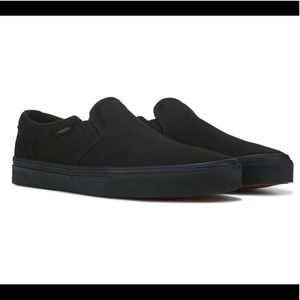 Black slip on vans